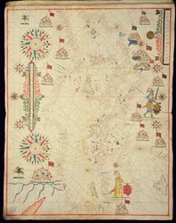 Das Mittelmeerbecken, aus einem Seeatlas, 1646